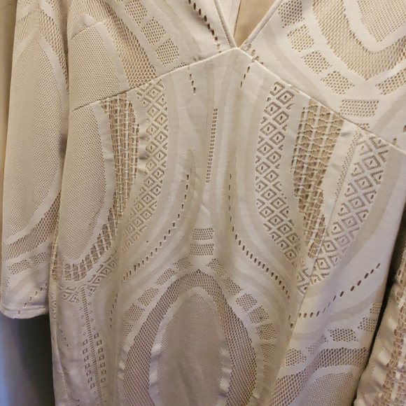 White Dress, Texture Me Up by Fashion Nova - Picture 4 of 4